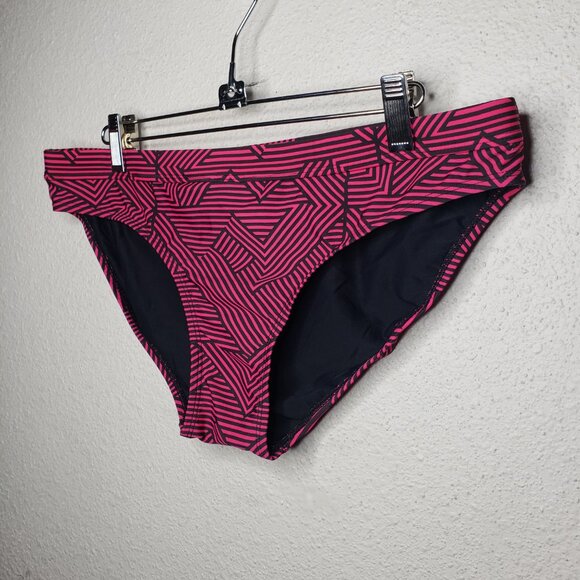NWOT Sporti Sz XL Srtiped Draw String Bikini Swim Bottom - Picture 2 of 8